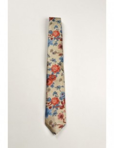 CORBATA BEIG FLORES