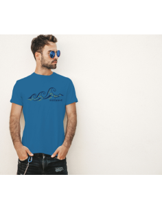 CAMISETA ESTAMPADA AZUL