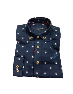 CAMISA OXFORD ESTAMPADA...
