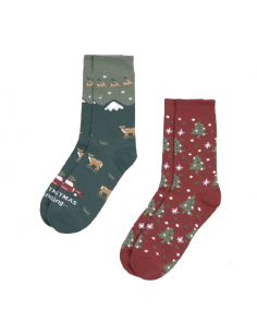 CALCETINES NAVIDAD PACK DE 2