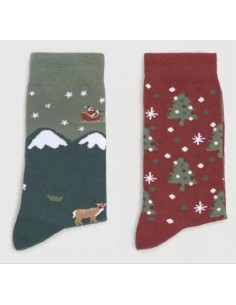 CALCETINES NAVIDAD PACK DE 2 2