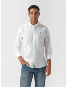 CAMISA OXFORD - BLANCO LA...