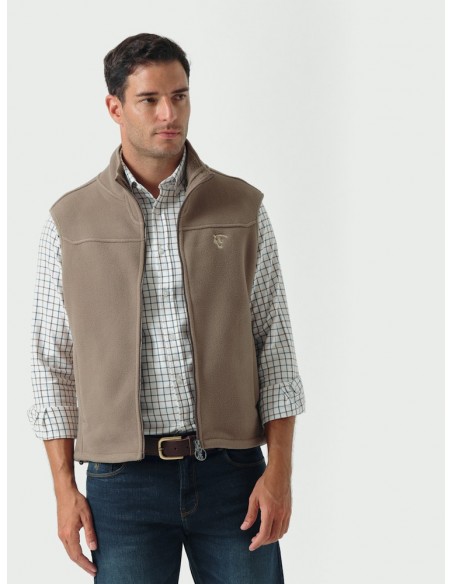 CHALECO POLAR - SEPIA LA GARROCHA