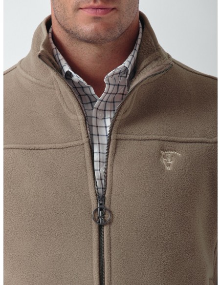 CHALECO POLAR - SEPIA LA GARROCHA
