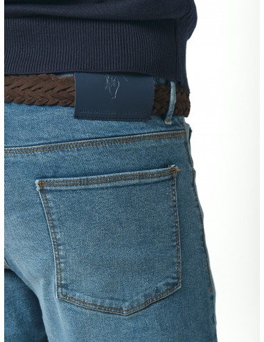 PANTALÓN JEANS REGULAR / AZUL LA...