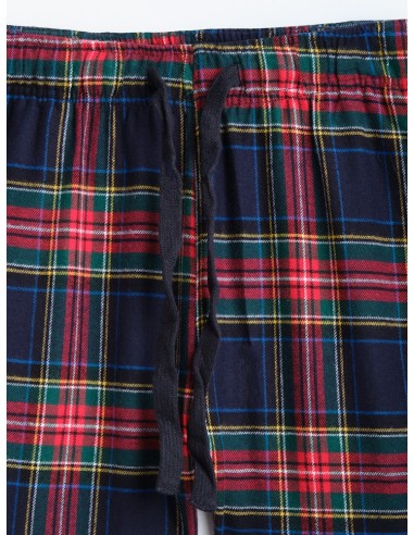 PIJAMA DE FRANELA - ROJO LA GARROCHA