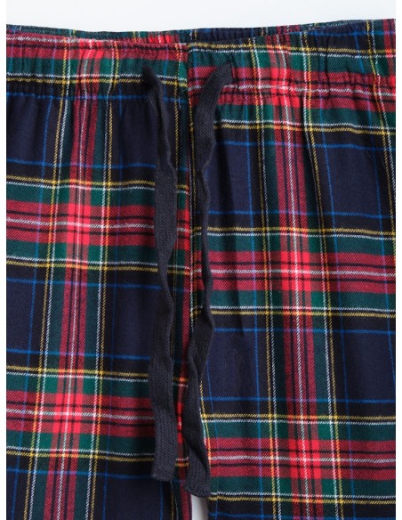 PIJAMA DE FRANELA - ROJO LA GARROCHA