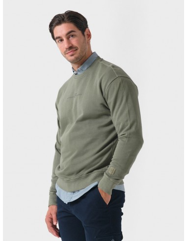 SUDADERA GARMENT DYED - SALVIA LA...