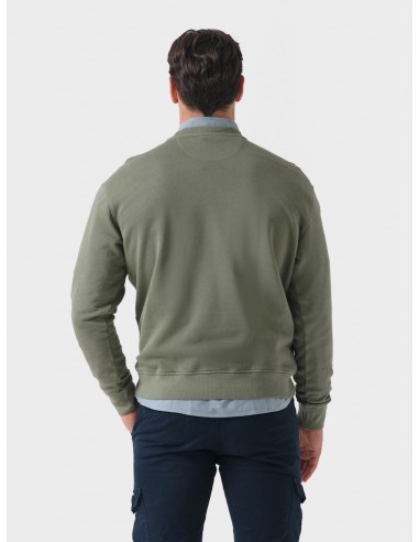 SUDADERA GARMENT DYED - SALVIA LA...