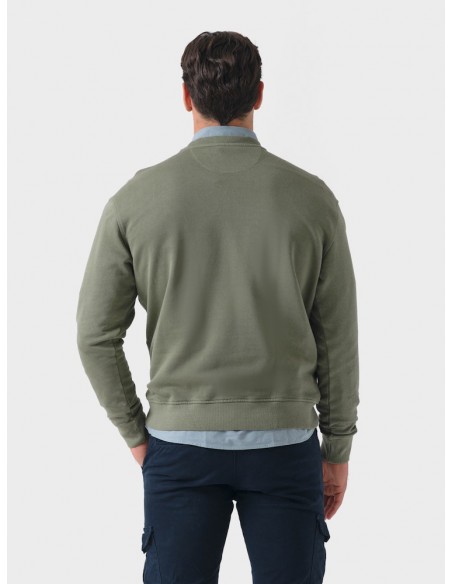 SUDADERA GARMENT DYED - SALVIA LA GARROCHA