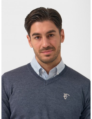 JERSEY DE PICO MELANGE - MARINO LA...