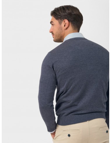 JERSEY DE PICO MELANGE - MARINO LA...