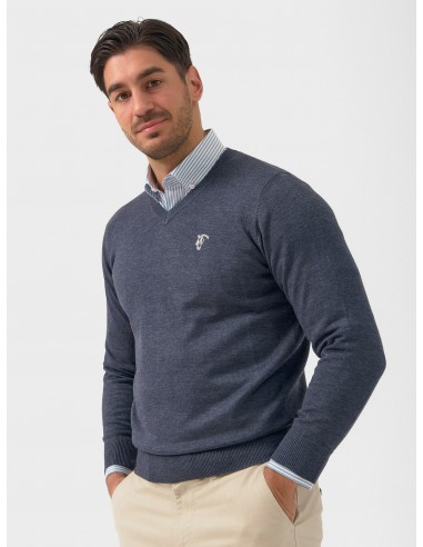 JERSEY DE PICO MELANGE - MARINO LA...
