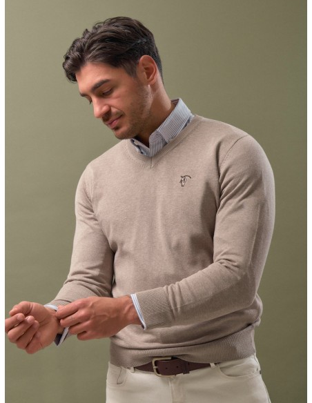 JERSEY DE PICO MELANGE - PIEDRA LA GARROCHA