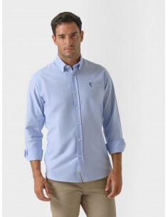 CAMISA OXFORD - CELESTE LA...