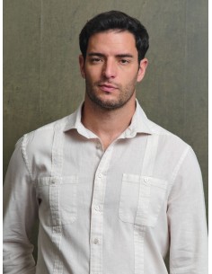 CAMISA CUBANA - BEIGE LA... 2