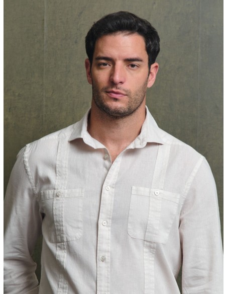CAMISA CUBANA - BEIGE LA GARROCHA