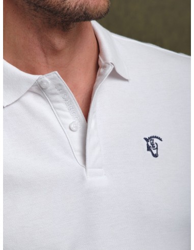 POLO BÁSICO - BLANCO LA GARROCHA