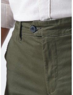 PANTALÓN CHINO - VERDE LA... 2