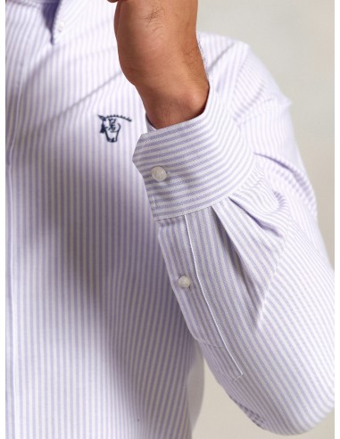 CAMISA OXFORD RAYAS - MALVA LA GARROCHA CAMISA OXFORD RAYAS - MALVA LA GARROCHA