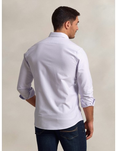 CAMISA OXFORD RAYAS - MALVA LA GARROCHA CAMISA OXFORD RAYAS - MALVA LA GARROCHA