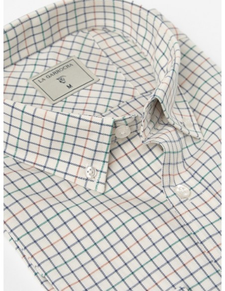 CAMISA CUADROS SOLANA - VERDE LA GARROCHA