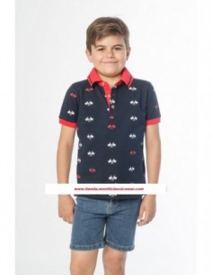 POLO PIQUE NIÑO ESTAMPADO SPAGNOLO C/69